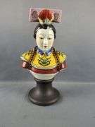 Hand Painted Porcelain Bust Figures