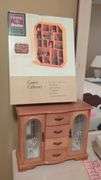 Home to Home Curio Cabinet and Wooden Jewelry Box