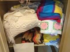 Household Items Including Linens, Decor, and More