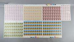 US Postage Stamps Sheets