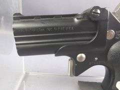 Cobra CB38 .38 Spl Over/Under Derringer Pistol SN# CT023767, In Bianchi Leather Holster