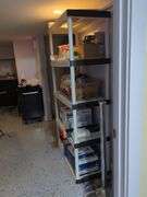 Plastic Shelving Unit,  Contents NOT Included, Bidder Repsonsible For Proper Removal, Thursday Pick Up Only