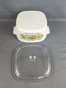 CorningWare Casserole Dish, Knife Set with Block, and Wooden Bowl