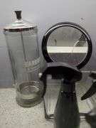Salon Supplies Including Spray Bottles, Combs, Brushes, Mirror & Barbicide Jar