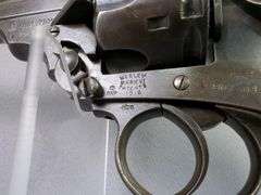 Webley MK VI .455 Webley Top Break 6-Shot Revolver SN# 348180, Dated 1918, Cleaning Rod, In Leather Holster
