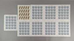 US Postage Stamps - $1 Saratoga & $2 Bobcat