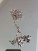 Sterling Silver Western Theme Jewelry Including Cowboy Boot Turquoise Earrings, Charm Sweater Pin And More