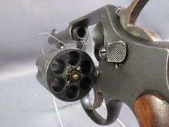 Smith & Wesson Victory Model .38 S&W Spl 6-Shot Revolver SN# 460169, In Leather Shoulder Holster