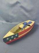 Handcrafted Wooden Model Boat Collection - Sailboats & Rowboats