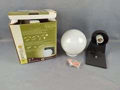 Assorted Light Bulbs and Outdoor Wall Lantern