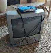 Sylvania TV VCR Combo with Library of Congress Talking Book