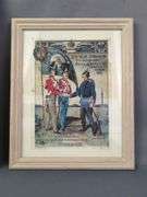 Two Framed German Military Regiment Prints