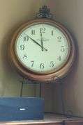 Large Decorative Wall Clock with Easel