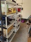 Polyvinyl Shelving Units, Qty 2