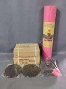 Gym Equipment Including Rubber Hexagon Dumbbell Sets, Resistance Bands, Sliders, And Yoga Mat