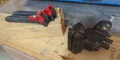 Prairie Wheel Dressers, Qty 4 & Small Vise