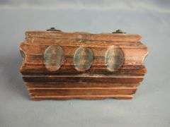 Wooden Boxes & Turtle Carving Grouping