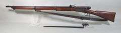 Soc. Ind. Suisse Vetterli Stutzer 10mm Bolt Action Rifle SN# 49531, Leather Sling, With Socket Bayonet