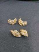 Ladies Gold Tone Clip-on Earring Assortment, Qty 6