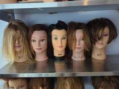 Debra & Hairart Training Mannequin Heads, Qty 5