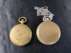 Vintage Compass and Ingraham Pocket Watch, Unknown Working Order