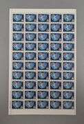 US Postage Stamps: Tulip & Heart-World Sheets