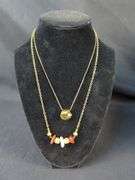 Assorted Gold And Silver Tone Fashion Necklaces, Qty. 4