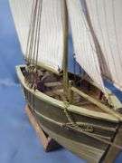 Detailed Model Sailboat Display Piece