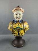 Hand Painted Porcelain Bust Figures