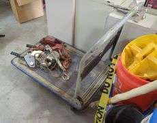 Rolling Cart With Flat Platform, Contents Not Included