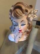 Inarco And Velco Lady Head Vases