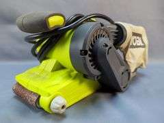 Black & Decker Heavy Duty 3/8" Hole Gun Drill with Metal Case and Ryobi Belt Sander BE319