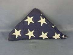 Folded United States Flag