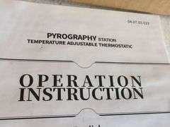 WEP 939D II Pyrography Station with Tips