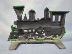 Cast Iron Train And Fruit Basket Door Stops