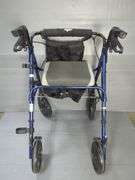 Medline Freedom Rolling Walker with Seat and Storage Pouch
