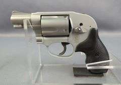 Smith & Wesson 638-3  .38 S&W Spl +P 5-Shot Revolver SN# CMY0132, Marked 'Molon Labe' (Greek For Come And Take Them), In Nylon Holster