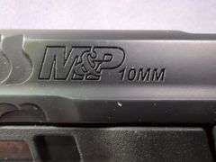 Smith & Wesson M&P10mm M2.0 10mm Auto Pistol SN# NMH2174, 2 Total Mags, Extra Grips, Paperwork, In Box