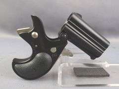 Cobra CB38 .38 Spl Over/Under Derringer Pistol SN# CT023767, In Bianchi Leather Holster