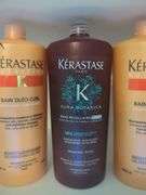 Kerastase Paris Professional Shampoo Including Aura Botanica and Bain Oleo-Curl, Qty 4, Unopened