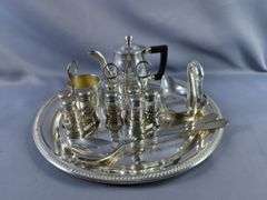 Silver Plated Serving Set - Victor S. Co., Garwood, and Wm. Rogers Silver Co.