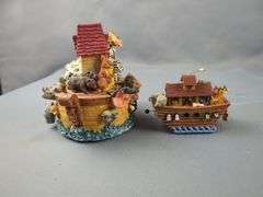 Noah's Ark Figurines and Decorative Items