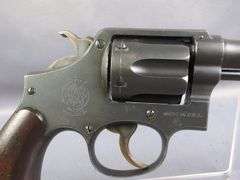 Smith & Wesson Victory Model .38 S&W Spl 6-Shot Revolver SN# 460169, In Leather Shoulder Holster