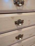 Five Drawer Dresser with Floral Design