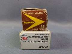 Ammo Assortment, Includes .30 Cal, 9mm, 8mm Nambu, .25 Auto, .22 LR, And More, Uncounted, Local Pickup Only