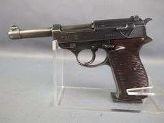 Walther P-38 AC 42 9mm Pistol SN# 9466, 2 Total Mags, In Leather Holster