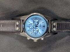 Men's Fossil Wrist Watch With Leather Band Marked CH-2564
