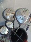 Square Two Golf Bag With Woods and Irons