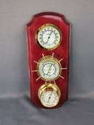 Wall Hanging Weather Station: Thermometer, Barometer & Humidity Gauge