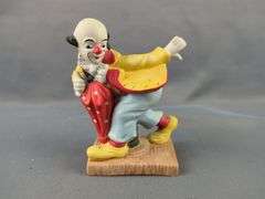 Porcelain Clown Figurines